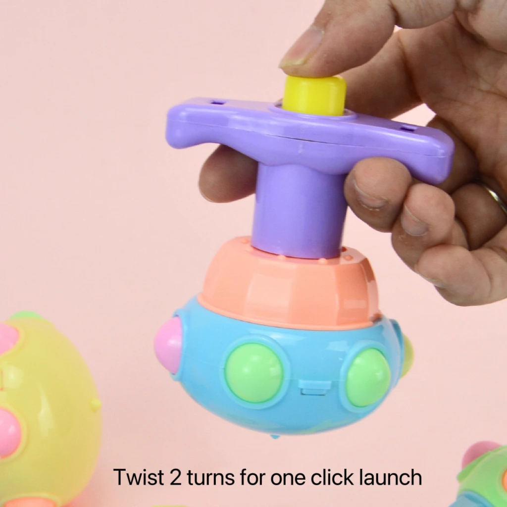 Peonza luminosa LED multicolor niños – Juguete seguro y divertido - imagen 5