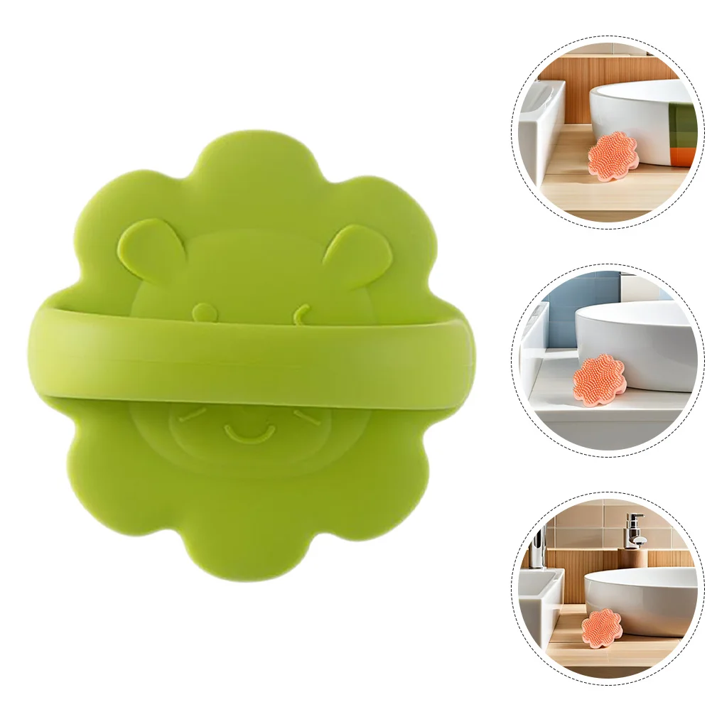 2 uds cepillo para el cuero cabelludo del pelo del bebé gorro de cuna de silicona cepillo para champú masajeador de baño para niños recién nacidos material de pelo suave para gorro de cuna