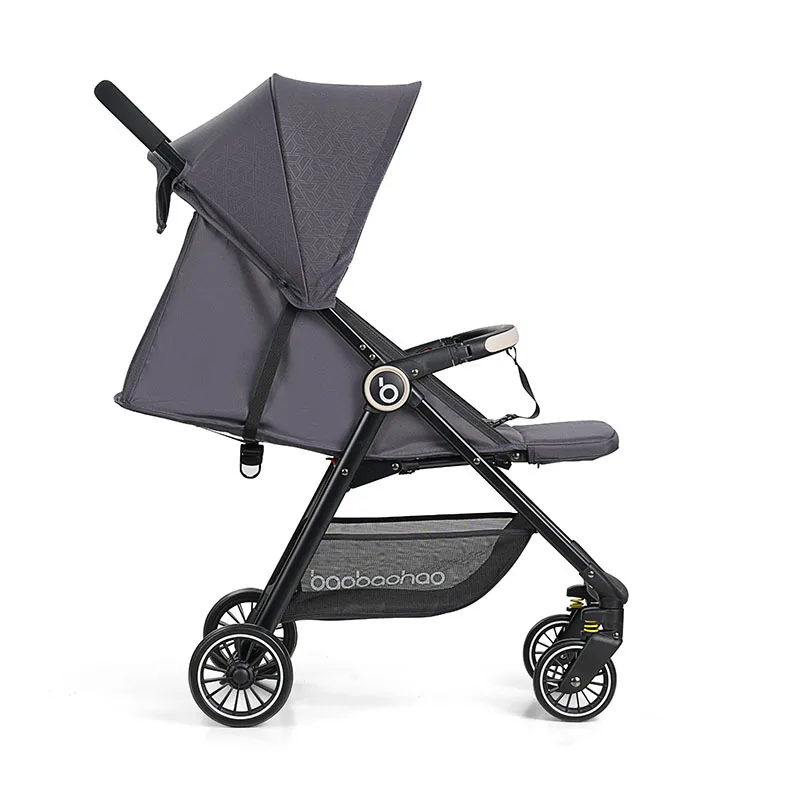 Cochecito de bebé ligero plegable utilizado para sentarse tumbarse salir carrito de bolsillo portátil - imagen 4