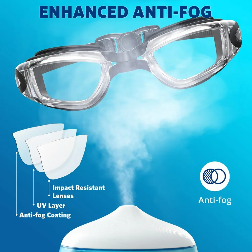 Gafas de natación antivaho para niños - Visión clara y ajuste rápido - imagen 4