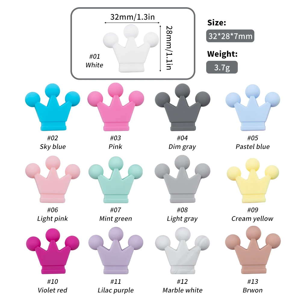 10pcs Big crown Mix