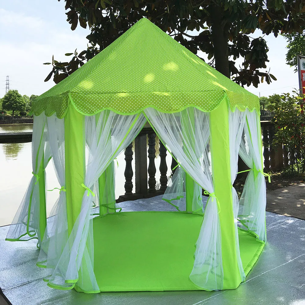 Castillo princesa casa de juegos con piscina bolas - imagen 2