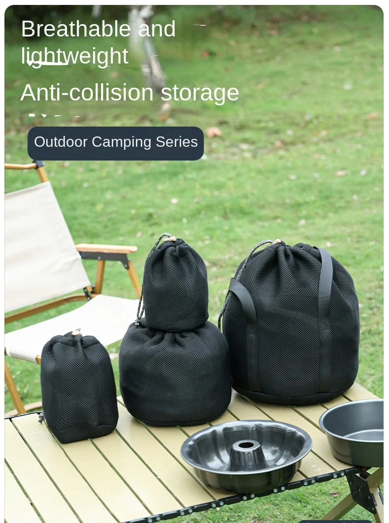Bolsa de malla para camping modelo XL