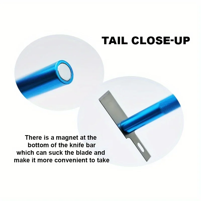 13 cuchillos de talla de aleación de aluminio ultra duraderos de precisión: hojas afiladas para recortes de papel, aplicaciones de películas y manualidades de bricolaje - imagen 4