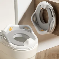 Reductor de WC para niños antideslizante con asa de orinal