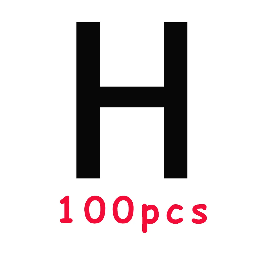 100pcs H