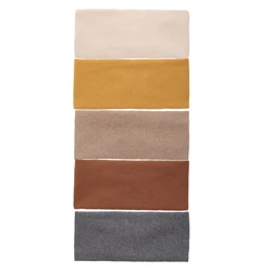 Bandas elasticas para el cabello bebe - colores solidos, suaves