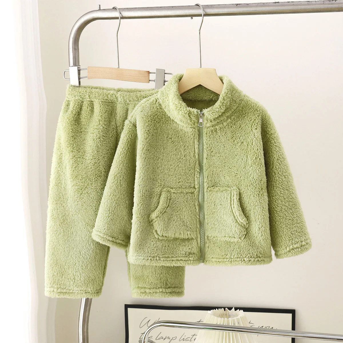 Conjuntos de ropa para niños Ropa de descanso de franela Conjunto de ropa para niñas Ropa para niños Ropa de boutique para niños - imagen 2