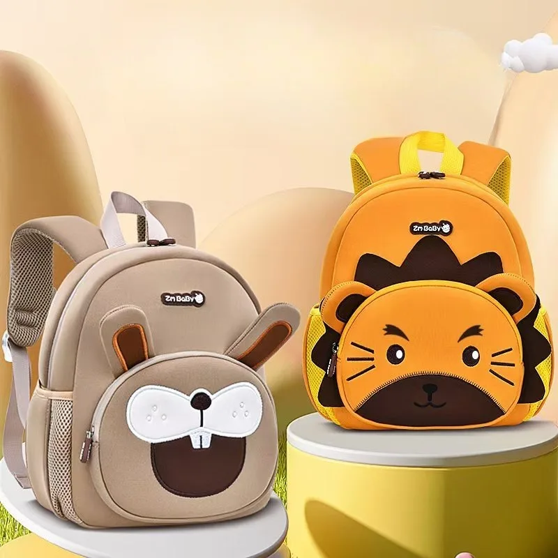 Mochila escolar para bebés de 1 a 3 años, mochila de animales de dibujos animados, Mini mochila ligera para niños - imagen 2