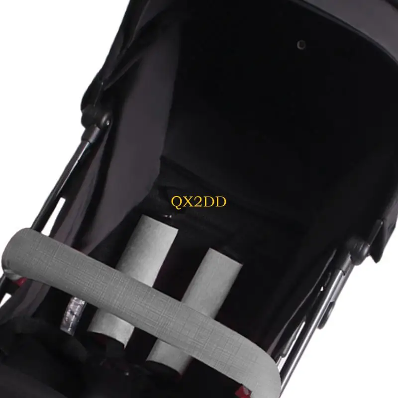 QX2D Protector riel para carro infantil, transpirable, fácil limpiar, diseño, funda para cinturón hombro - imagen 5
