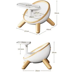 Trona para bebé de comedor con asiento ajustable y mecedora