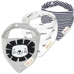 Babero bandana antisaliva de algodón para bebé
