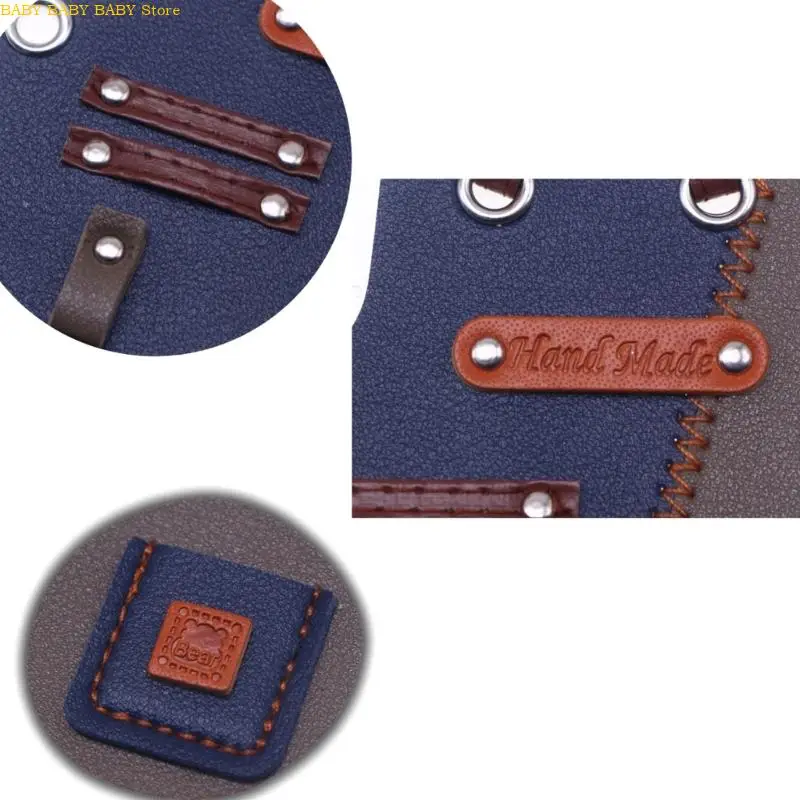 Q81A Hecho a mano muñecas colores fáciles juego rol tela PU fácil para exhibiciones casas muñecas en - imagen 4