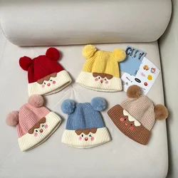 Gorro de bebé invierno punto ganchillo suave unisex