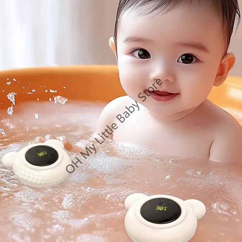 temperatura agua M76C para bañeras infantiles Pantalla LCD ABS precisa - imagen 2