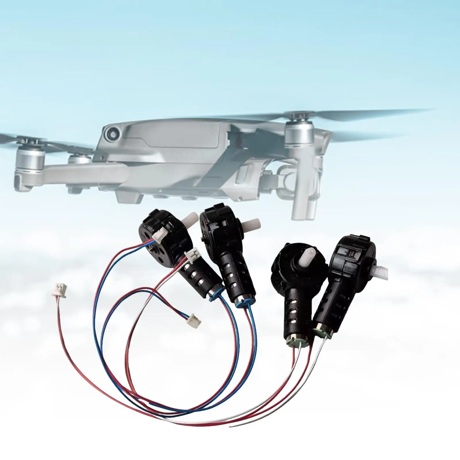4Pcs Motor Parts DIY Accessories Engines with Base for Helicopter E88Pro K3
