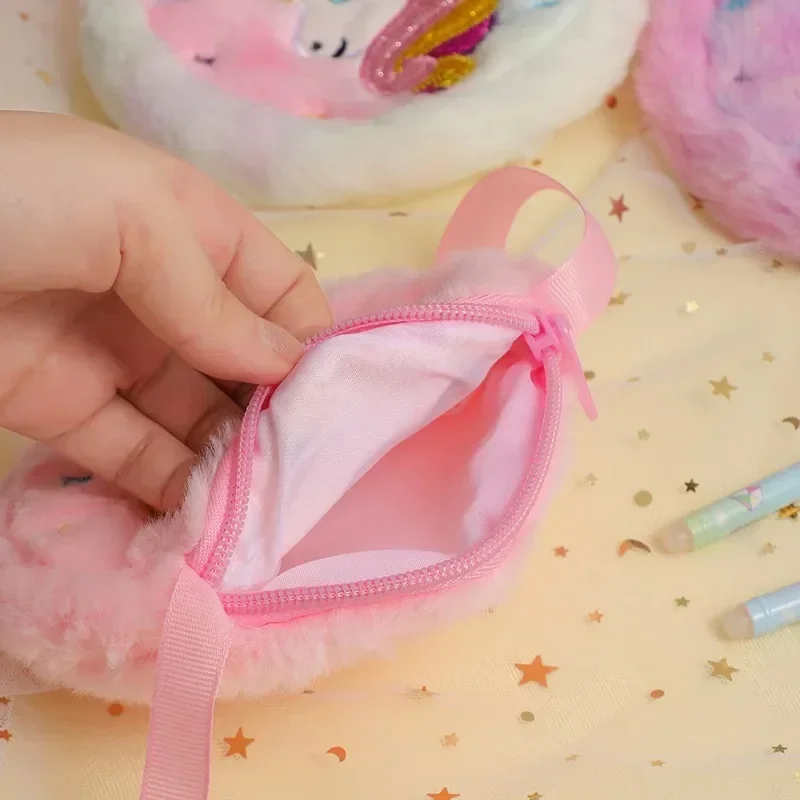 Monedero infantil de unicornio con accesorios para niños - imagen 3