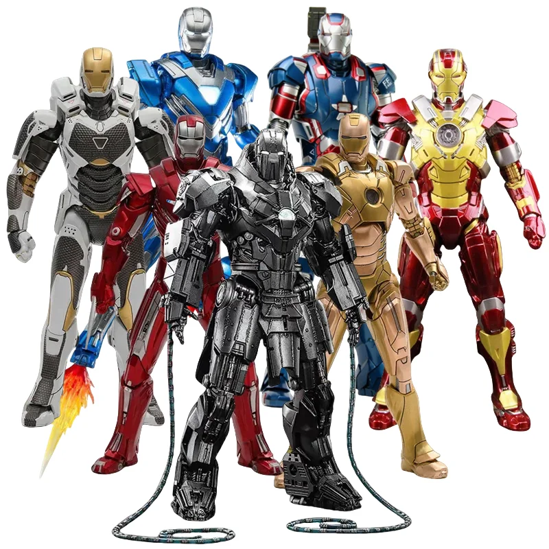Figuras de acción Iron Man ZD Toys – Modelos coleccionables Marvel - imagen 2
