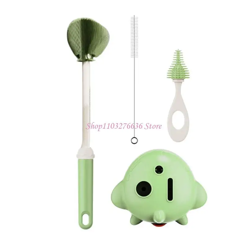 R6FD Baby Feeding Essential 3 piezas Botella Juego recién nacidos Cepillos botella Cepillos paja - imagen 5