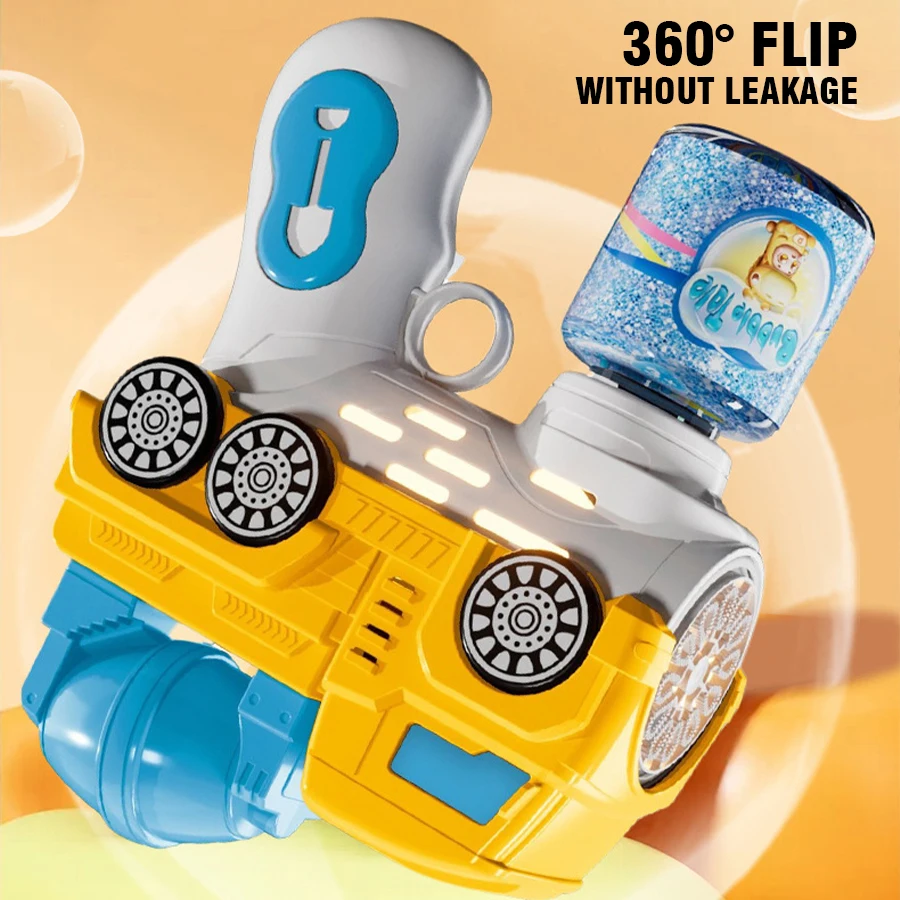 Máquina de burbujas de 12 orificios, pistola de soplado de burbujas eléctrica de mano totalmente automática, fantasía para niños, baño en la playa, juegos al aire libre, regalos - imagen 4