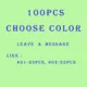 100pcs choose color