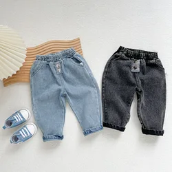 Pantalones vaqueros de mezclilla para niños de 1 a 3 años