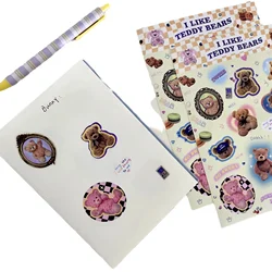 Pegatinas infantiles de animales para cuadernos y guitarra