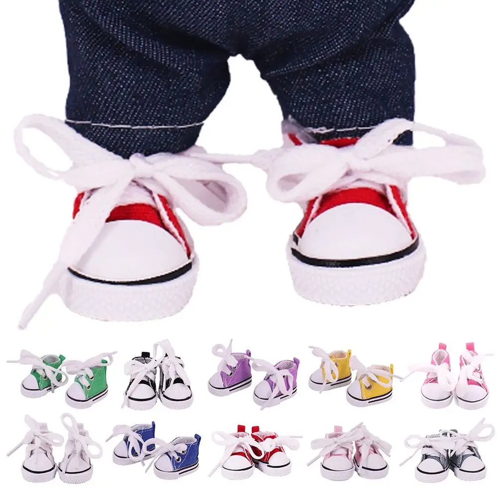 Para muñeca de algodón Labubu de 17CM, accesorios para zapatos deportivos, llavero, zapatos de lona con dijes, zapatos de cuero para muñecas, accesorios para muñecas DIY - imagen 2