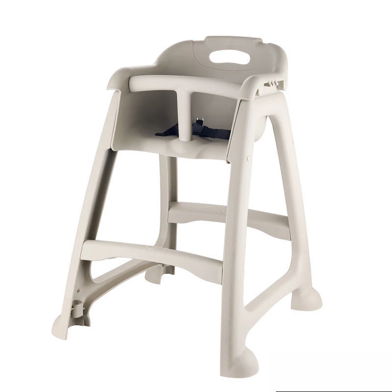 Silla de comedor para niños ajustable en altura con punta, trona de plástico portátil con ruedas de bloqueo, Base Triangular, alimentación resistente para niños pequeños - imagen 5