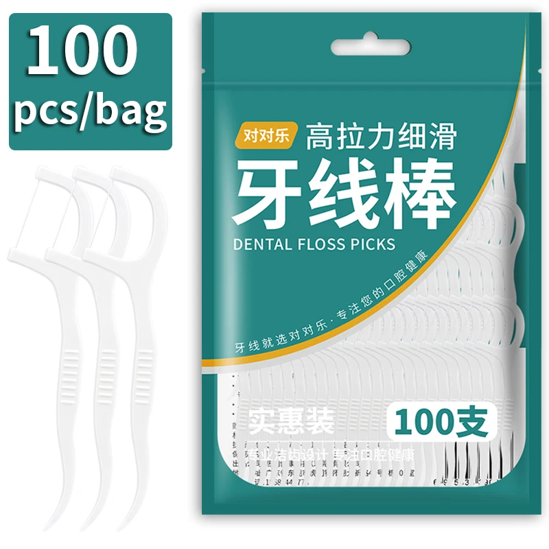 Hilo dental familiar con cepillo interdental de barril y palillos - imagen 2