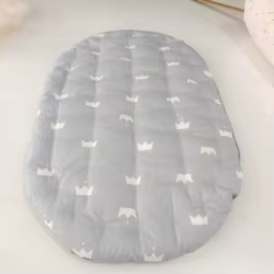 Tapete para cesta para dormir de bebé, tapete lavable para cambiar pañales de bebé, funda 100% de algodón, cojín para asiento de niño, cojín para cochecito de bebé