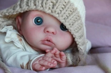 NPK-Kit de muñeco pintado a mano de 16 pulgadas, Peeka de alta cantidad con cuerpo de tela y placa para el vientre, piezas de muñecos de juguete pintadas DIY - imagen 2