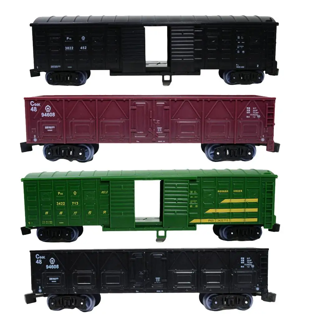 Vagón de carga H0 escala infantil – Maqueta ferroviaria para montar - imagen 5