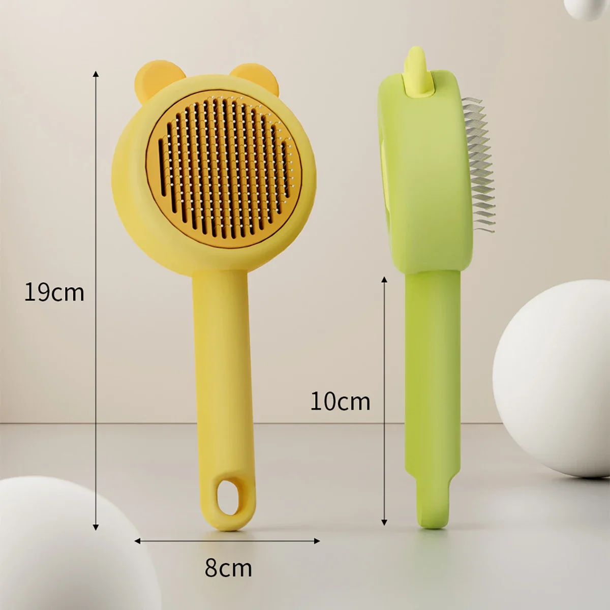 Cepillo removedor de pelo para perros, peine para el cuidado y el cuidado del pelo de perros y gatos, para pelo largo, elimina el pelo, limpieza de pelos, cepillo de baño, suministros para perros - imagen 2