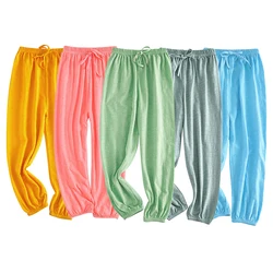 Pantalón bambú transpirable para dormir niño y niña – Cintura elástica