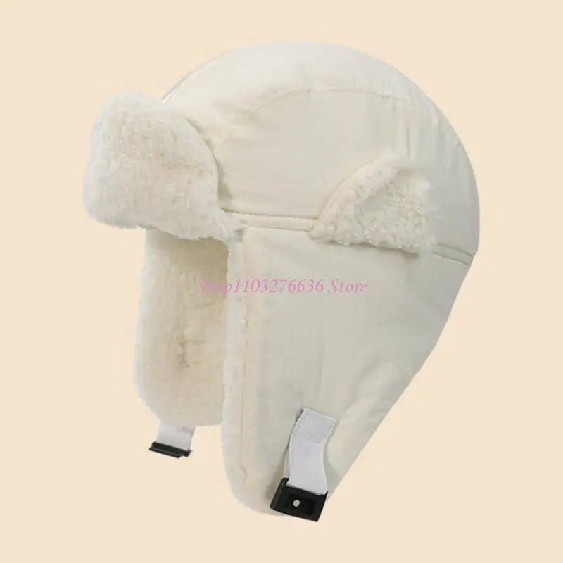 R6FD Forro acogedor, capó cálido y grueso, color sólido para protección en climas fríos - imagen 5