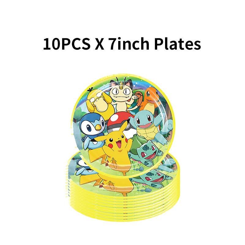 7inch 10pcs Plates