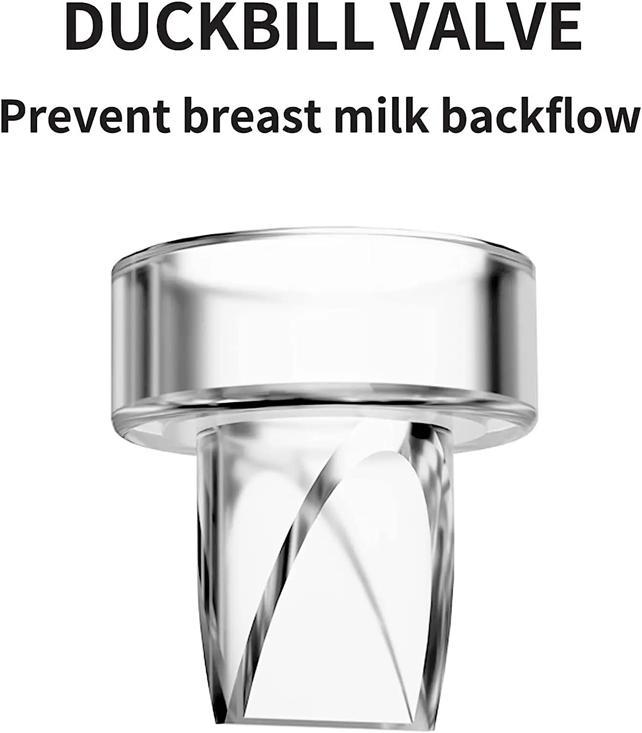 Válvula de pico de pato de silicona y diafragma, piezas de extractor de leche, protección, tetina de alimentación de bebé, accesorios para extractor de leche Manual/eléctrico - imagen 3
