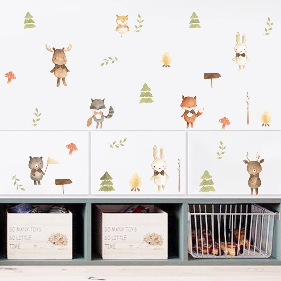 Vinilo decorativo infantil de ciervo – Pegatina mural guardería - imagen 4