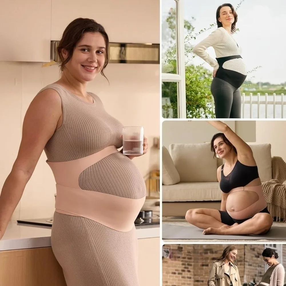 Faja de embarazo ajustable de una pieza - Soporte suave para vientre - imagen 4