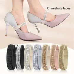 Zapatos de tacón para niñas con purpurina y tiras ajustables
