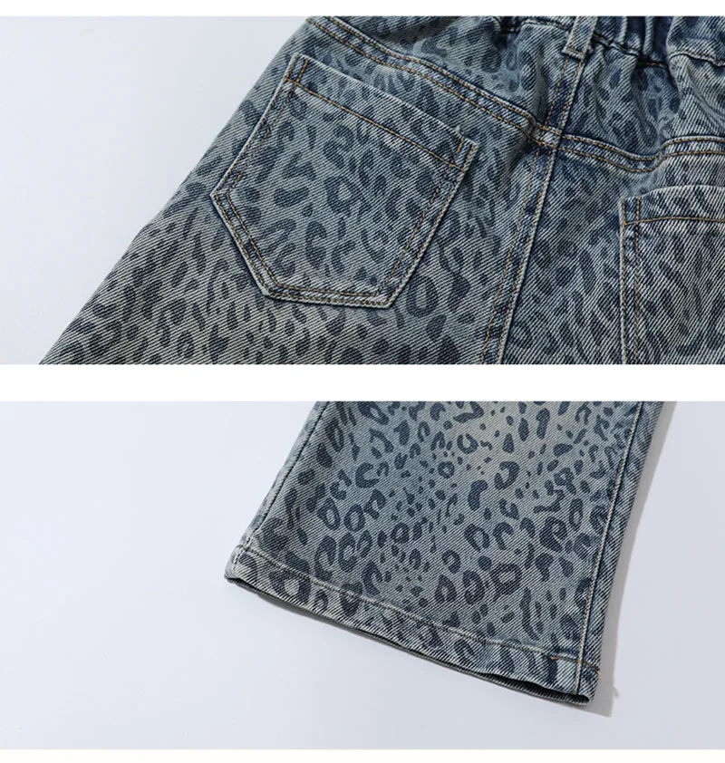 Pantalones de pierna ancha versión coreana para niños pequeños