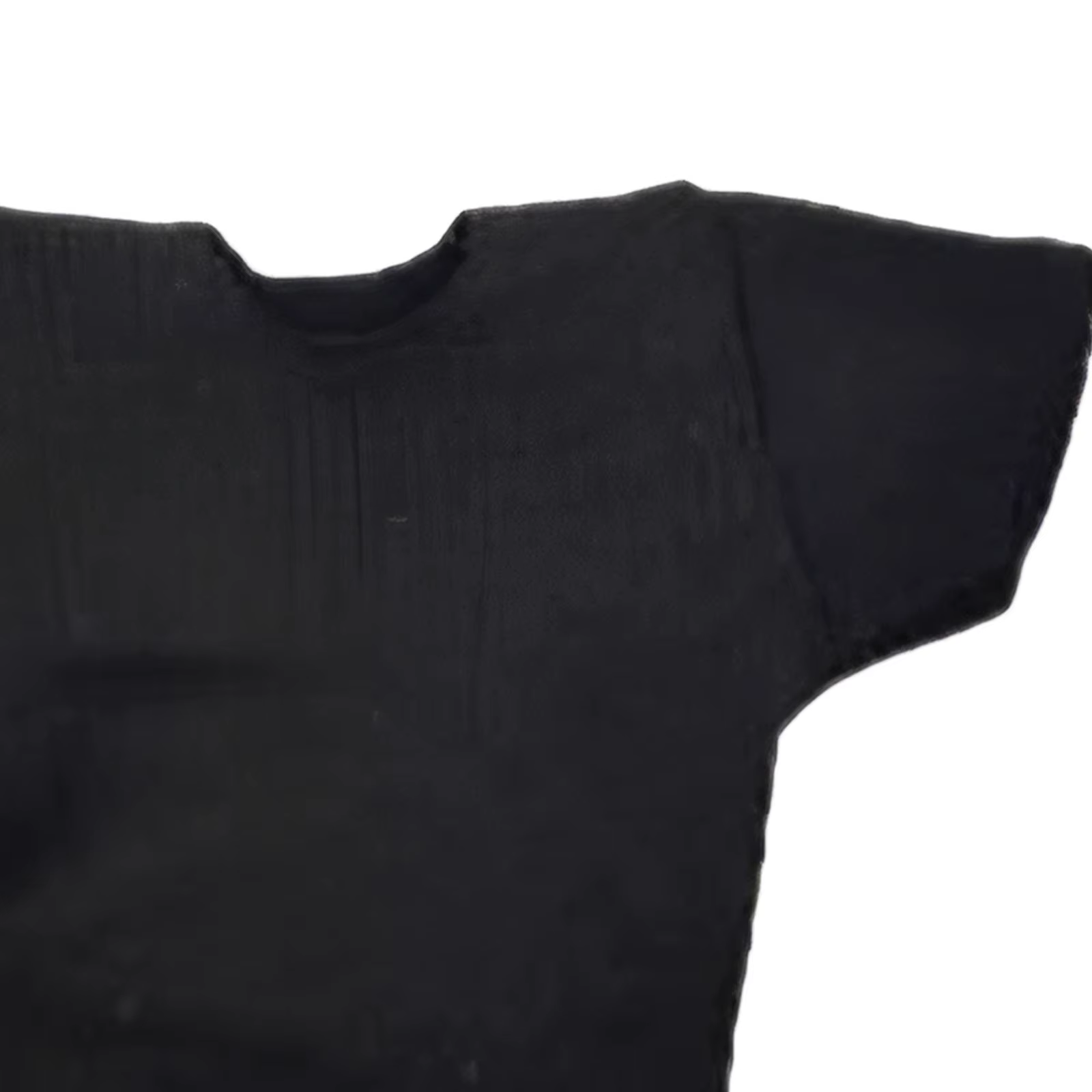 Camisa negra corta estilo hip hop para figuras de acción - imagen 3
