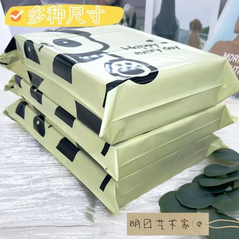10 Uds. De sobres de dibujos animados de Panda Express, bolsas de mensajería, paquete de entrega, sellado de plástico, bolsa de envío autoadhesiva - imagen 2