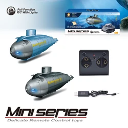 Submarino Rc 2,4G barco submarino eléctrico 6 canales Mini juego Control remoto inalámbrico modelo de buceo barco juguete para regalo RC juguete para regalo