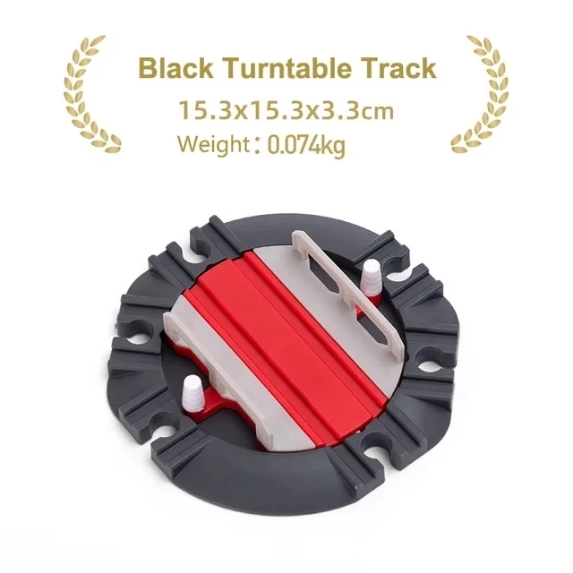 Black turntable