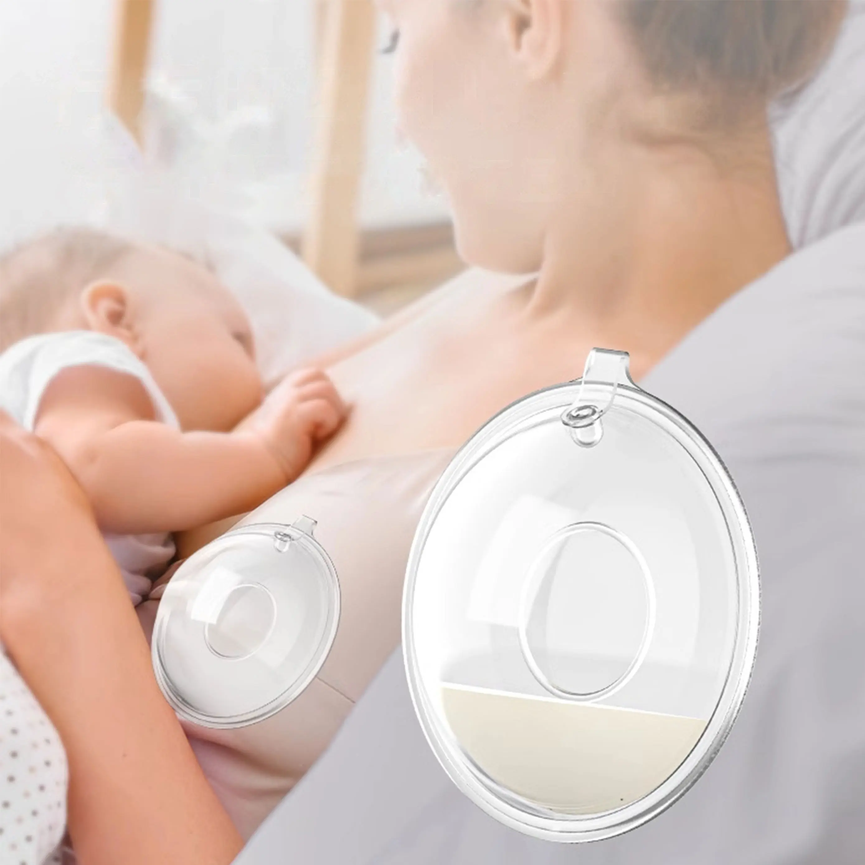 Recolector de leche materna reutilizable – Silicona sin BPA
