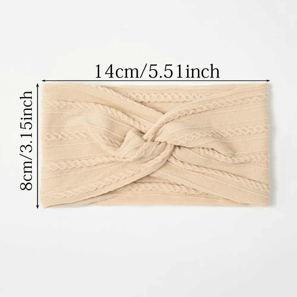 5 unids/set nuevas diademas para bebés recién nacidos para niñas, bandas elásticas para el cabello con nudo de nailon suave, accesorios para el cabello para niñas, sombreros para niños - imagen 4