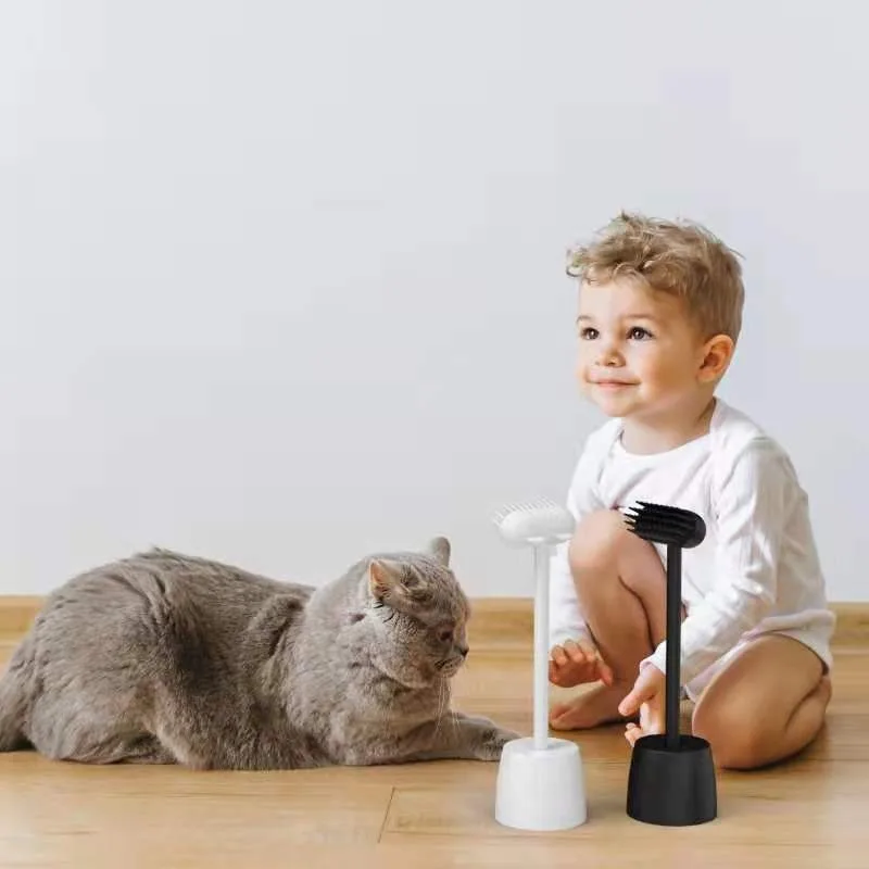 Cepillo masajeador quita pelos para gatos y perros pequeños - imagen 4