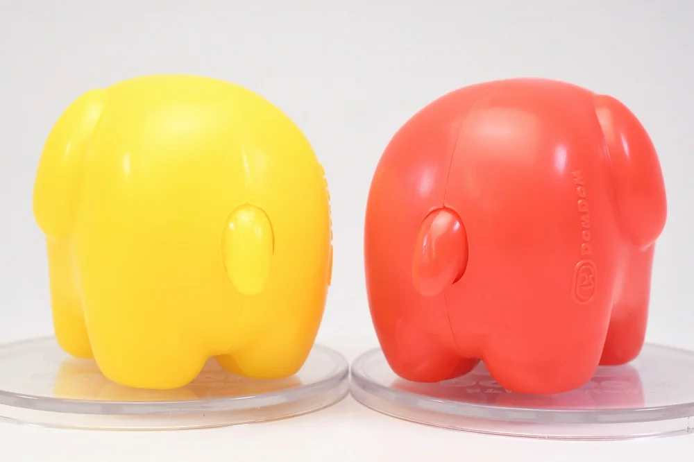 Kenelephant Cápsula de juguete Domdom hamburguesa luz mascota lindo kawaii mini elefante luz nocturna gashapon figuras adorno de escritorio - imagen 5